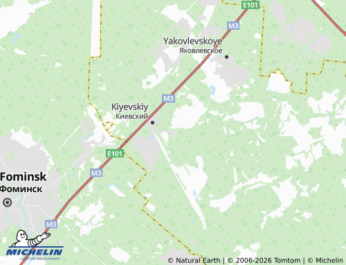 Carte MICHELIN Niva 3 SNT - ViaMichelin