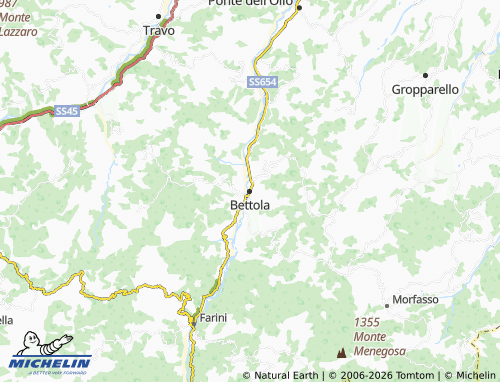 Mappa MICHELIN Bettola - ViaMichelin