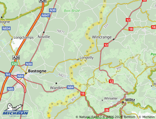 Mappa MICHELIN Longvilly - ViaMichelin