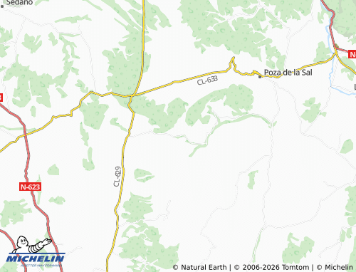 MICHELIN Abajas map - ViaMichelin