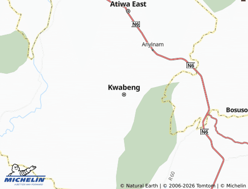 Mappa MICHELIN Kwabeng - ViaMichelin