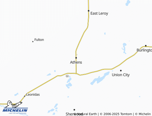 MICHELIN Athens map - ViaMichelin
