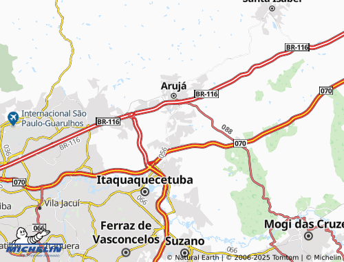 MICHELIN Jardim Silvestre map - ViaMichelin