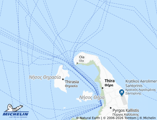 Mapa MICHELIN Tholos - ViaMichelin