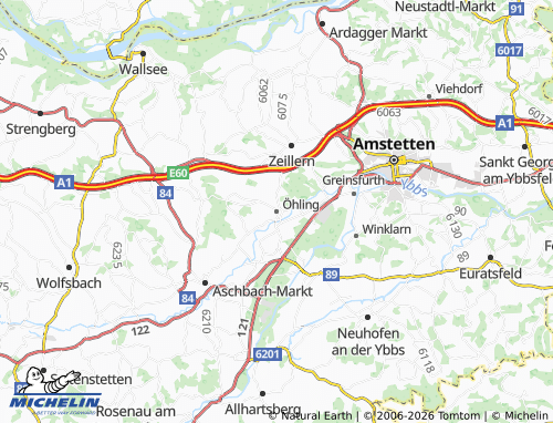 Mapa MICHELIN Öhling - ViaMichelin