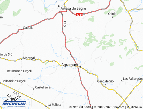 MICHELIN Mafet map - ViaMichelin