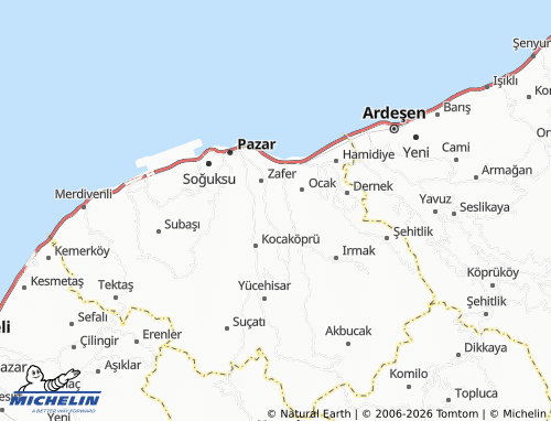 Mappa MICHELIN Yemişli - ViaMichelin