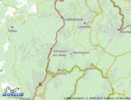 MICHELIN Haßlach map - ViaMichelin
