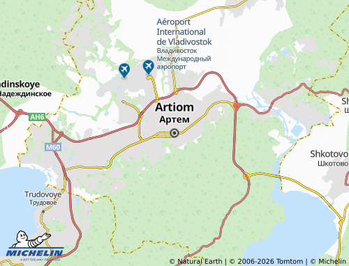 MICHELIN-Landkarte Artem - ViaMichelin