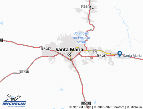 MICHELIN Medianeira map - ViaMichelin
