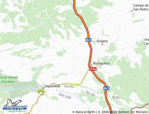 Mappa MICHELIN Aldeonte - ViaMichelin
