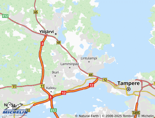 Mapa MICHELIN Vihattula - ViaMichelin