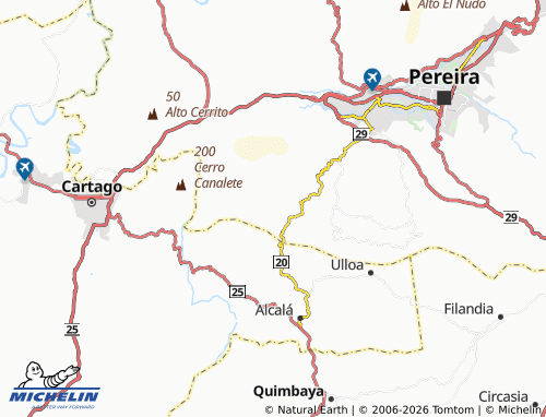 Carte MICHELIN La Estrella La Palm - ViaMichelin