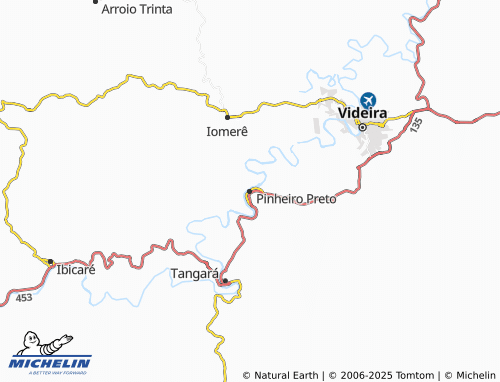 MICHELIN Pinheiro Preto map - ViaMichelin