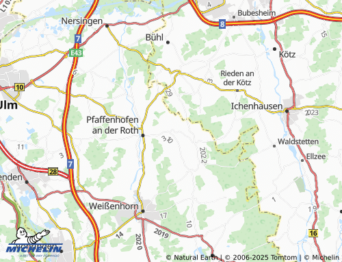 Mapa MICHELIN Beuren - ViaMichelin