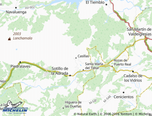 MICHELIN Casillas map - ViaMichelin