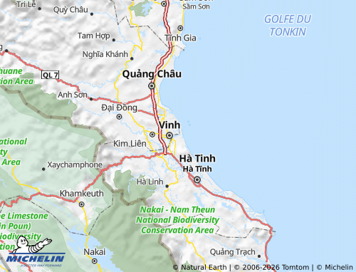 Mapa MICHELIN Nghi Xuân - ViaMichelin