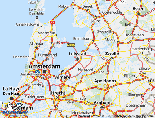 MICHELIN-Landkarte Flevoland - ViaMichelin