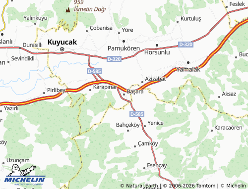 MICHELIN Başara map - ViaMichelin