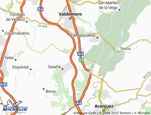 Mapa MICHELIN El Quiñón - ViaMichelin