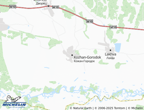 MICHELIN Kozhan-Gorodok map - ViaMichelin