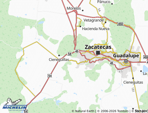Mappa MICHELIN Villas Universidad - ViaMichelin