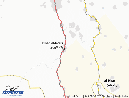 Kaart MICHELIN Bilad al-Rous - ViaMichelin