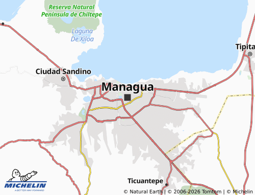 Mappa MICHELIN Managua - ViaMichelin