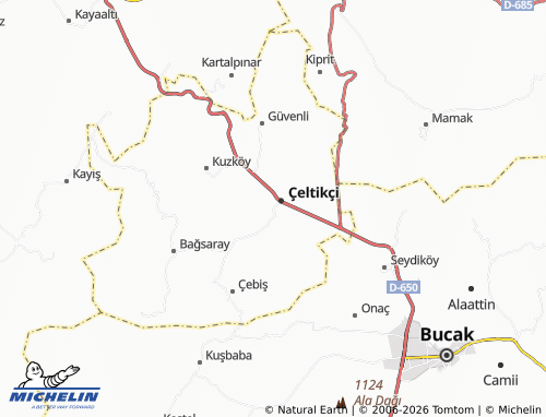 Mappa MICHELIN Camii - ViaMichelin