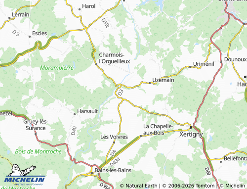 Carte MICHELIN Rasey - ViaMichelin