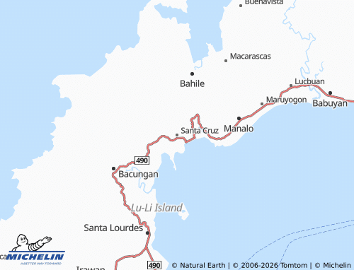 Mappa MICHELIN Santa Cruz - ViaMichelin