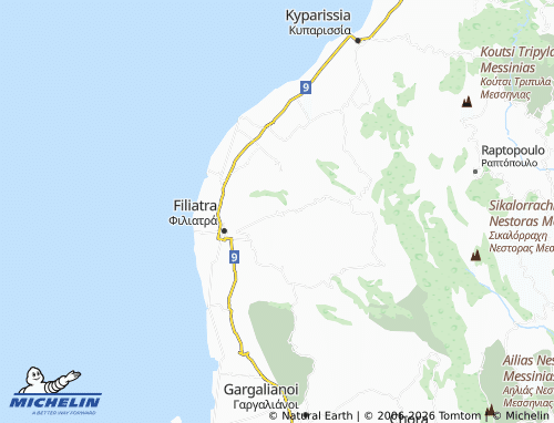 MICHELIN Kountri map - ViaMichelin