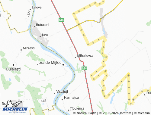 Carte MICHELIN Mihailovca - ViaMichelin