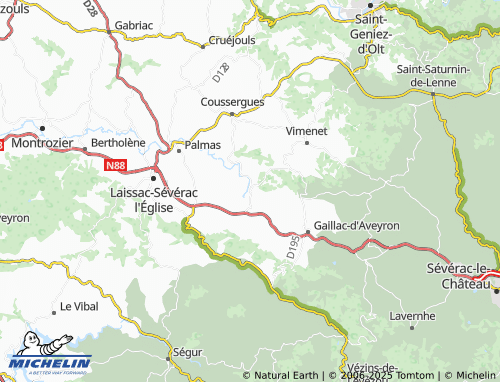 MICHELIN Gagnac map - ViaMichelin