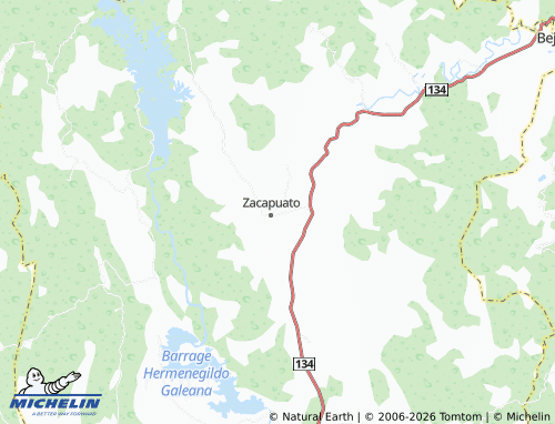 MICHELIN Jardín map - ViaMichelin
