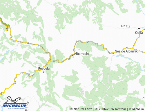 MICHELIN-Landkarte Albarracín - ViaMichelin