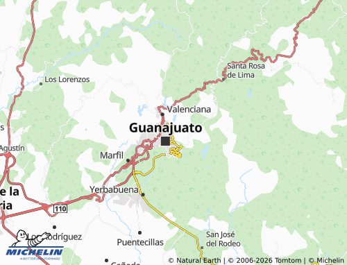 Mappa MICHELIN Cerro de Sirena - ViaMichelin