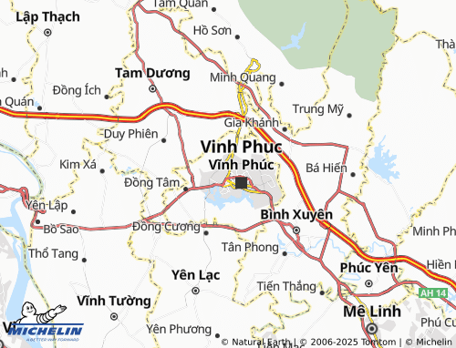 MICHELIN Liên Bảo map - ViaMichelin