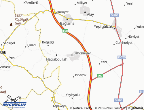 MICHELIN Bahçelievler map - ViaMichelin