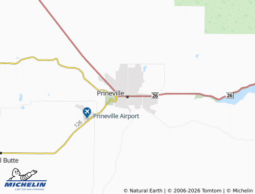 Carte MICHELIN Prineville - ViaMichelin