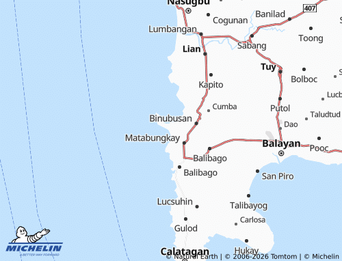 MICHELIN Luyahan map - ViaMichelin