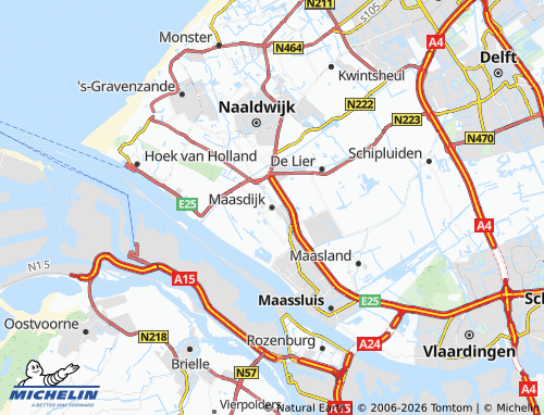 Carte MICHELIN Maasdijk - ViaMichelin