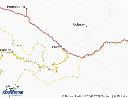 MICHELIN Pucará map - ViaMichelin