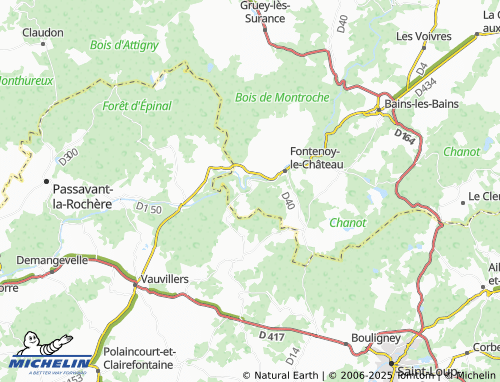 MICHELIN-Landkarte Le Magny - ViaMichelin