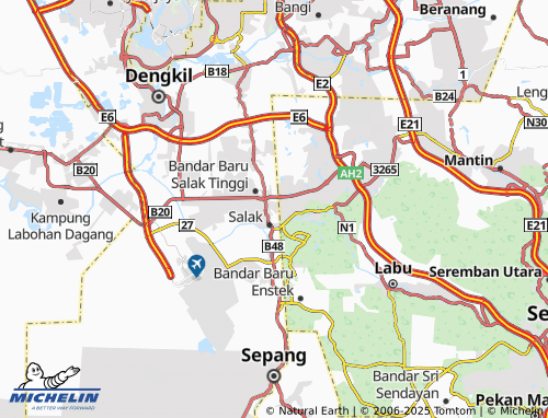 MICHELIN Desa Kurnia map - ViaMichelin