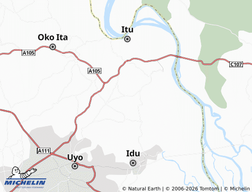 Mappa MICHELIN Oku Iboku - ViaMichelin