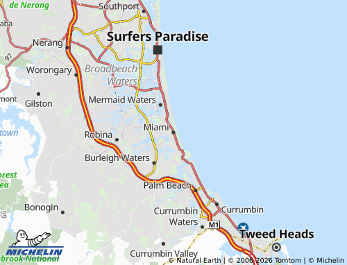 Mappa MICHELIN Miami - ViaMichelin