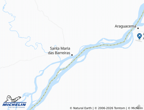 Mappa MICHELIN Santa Maria das Barreiras - ViaMichelin