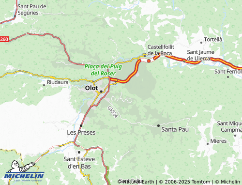 MICHELIN-Landkarte Batet de la Serra - ViaMichelin