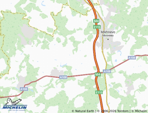 Carte MICHELIN Makeyevo - ViaMichelin